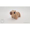 Baby Capybara fuzzy finish — three-quarter front view showing textured filament surface