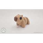 Baby Capybara fuzzy finish — three-quarter front view showing textured filament surface