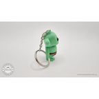 Tiny Goblin ZOU3D keychain — back angle view with keyring