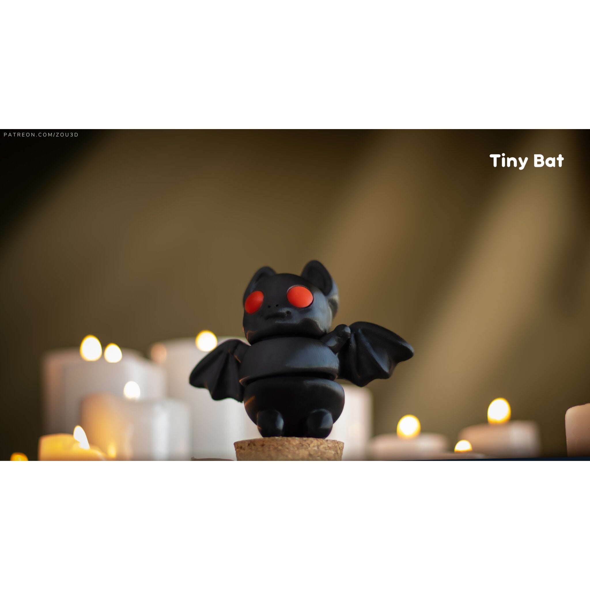 Tiny Bat 3D printed articulated fidget toy — Sensory Sidequest Australia