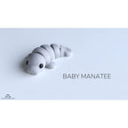 Baby Manatee ZOU3D articulated fidget toy side angle — Sensory Sidequest