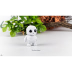 White granite Tiny Rock Golem 3D printed articulated fidget toy by Sensory Sidequest