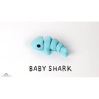 Zou3D Baby Shark articulated fidget toy — official stock render, top-down view with BABY SHARK title