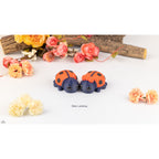 Baby Ladybug ZOU3D stock render — front-facing close view of two ladybugs