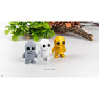 Tiny Rock Golem collection — Grey, White and Gold 3D printed articulated figures by Sensory Sidequest