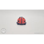 Baby Ladybug 3D print — front-facing view showing expressive eyes and spotted shell